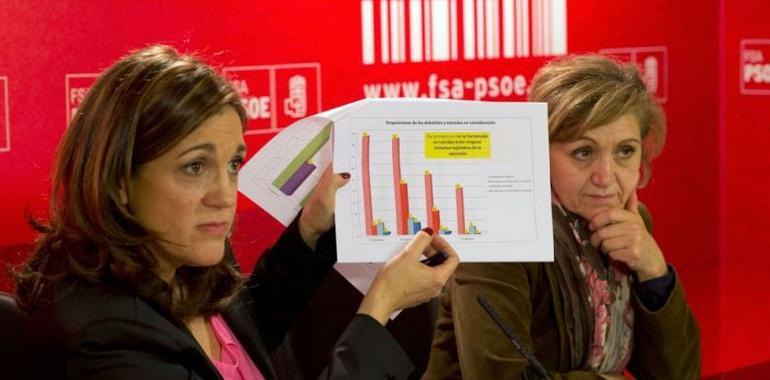 El PSOE pone al Gobierno asturiano como "modelo" frente al de Rajoy en su "desgraciado cumpleaños"