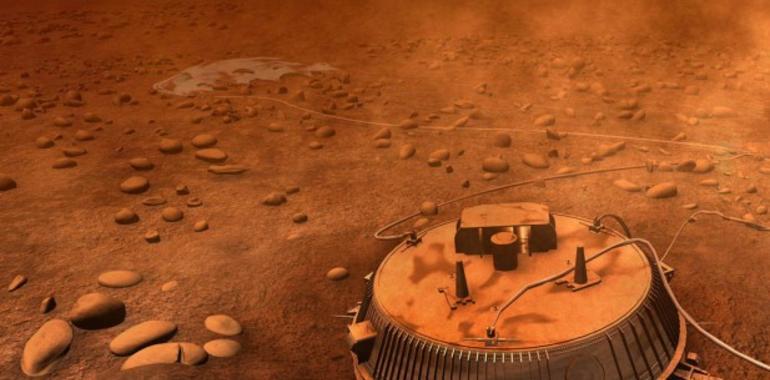 La ESA recrea el aterrizaje de la sonda Huygens en Titán 