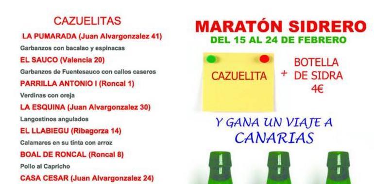 I Maratón Sidrero en El Barrio de la Sidra de Gijón