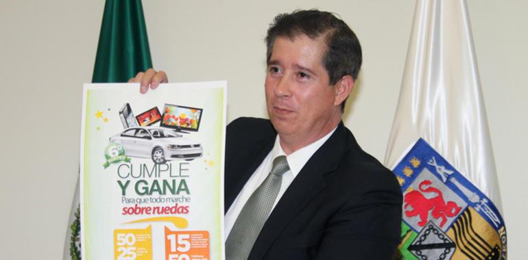 Nuevo León rifa coches entre quienes pagan los impuestos de circulación