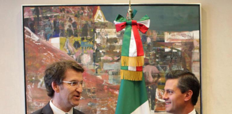 Feijoo consigue el aval de Peña Nieto a fuertes inversiones de PEMEX en el Naval gallego