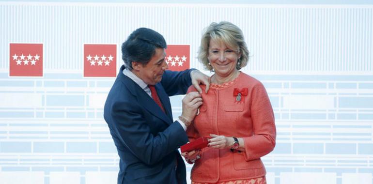 Esperanza Aguirre, Medalla de Oro de Madrid
