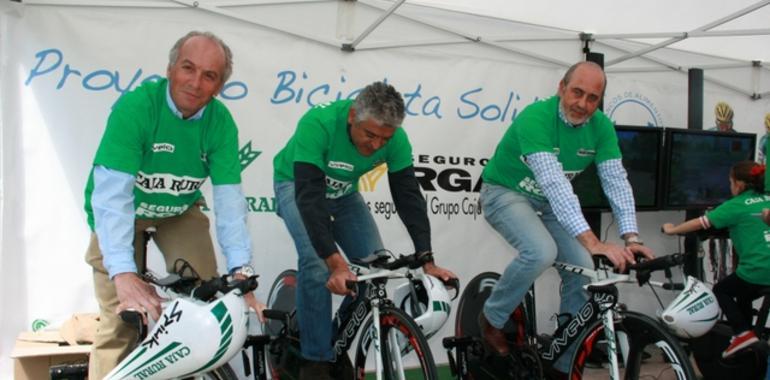 Caja Rural de Asturias y Seguros RGA consiguen 2,4 toneladas de alimentos con la‘Bicicleta Solidaria’ 