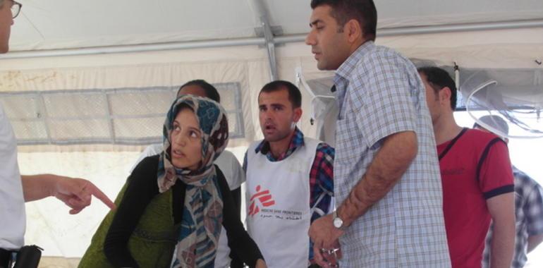 MSF ayuda a miles de refugiados sirios que huyen hacia el Kurdistán iraní