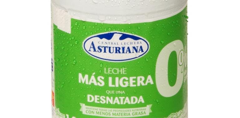 Olvídate de la grasa y las calorías con la desnatada 0% materia grasa de Central Lechera Asturiana