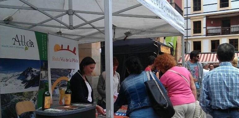 Más de 300 personas visitaron el stand de Aller en el Mercado Ecológico y Artesano de Gijón