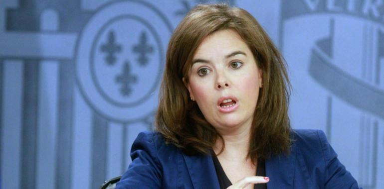 Soraya Sáenz de Santamaría:  "Son unos presupuestos responsables y realistas"