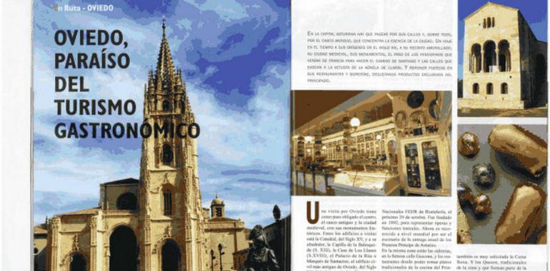 Amplio reportaje sobre la gastronomía de Oviedo en la revista de la FEHR