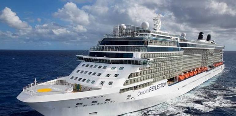 Primera escala del  crucero “Celebrity Infinity” en el Puerto de Gijón