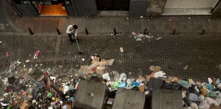 Alcanzado acuerdo que pone fin a huelga basuras de Madrid
