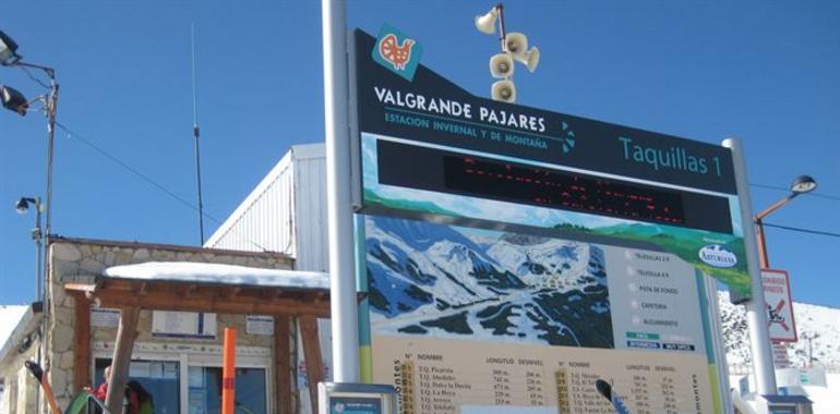 4.300 usuarios en las estaciones de esquí asturianas este fin de semana