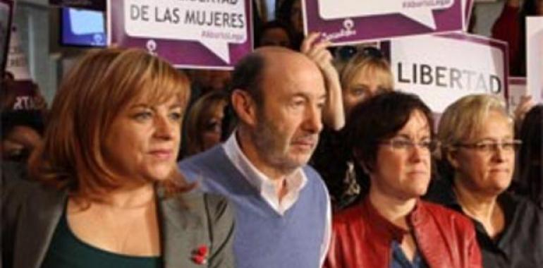 El PSOE llama a la sociedad a parar la Ley contra las mujeres impulsada por el Gobierno 
