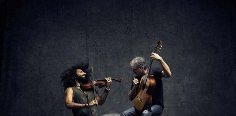  Ara Malikian y Fernando Egozcue en concierto en el Auditorio de Siero