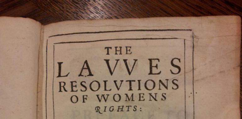 Subasten el primer llibru n’inglés sobre los derechos de les muyeres