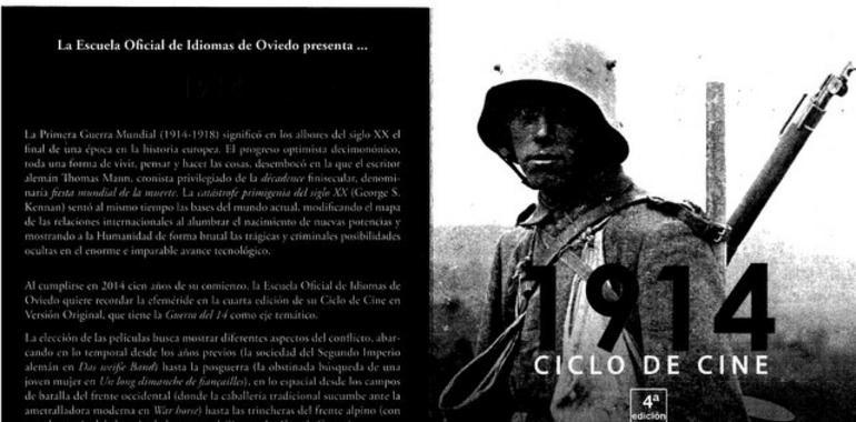 Exposición y ciclo de cine sobre la Primera Guerra Mundial en la Escuela de Idiomas de Oviedo