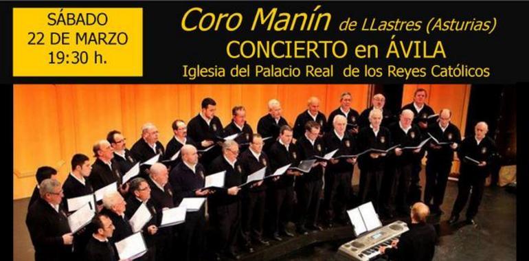 El Coro Manín de Llastres relata sus habaneras en Ávila y Madrid