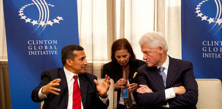 Humala se reunió con el expresidente Bill Clinton 