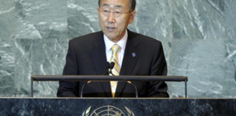 Ban Ki-moon pide llegar con acciones de paz a los lugares que lo necesiten