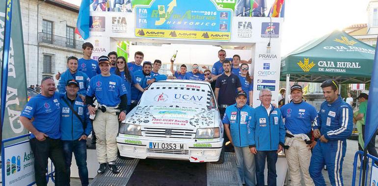 El FMC-UCAV Racing Engineering triplica podio en el 8º Rallye de Asturias Histórico