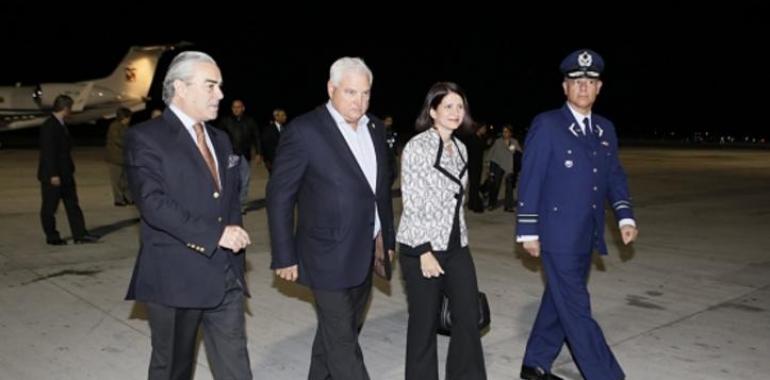 Presidente Martinelli llega a Chile para realizar visita oficial