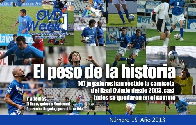 ¿Cuantos jugadores han vestido la camiseta del Oviedo desde 2003? Léelo en el 15 de Ovd Week