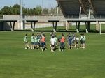 <p>Entrenamiento del Real Oviedo en Albacete</p>