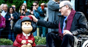 FOTOGALERÍA. Premios Príncipe de Asturias. Inauguración de la estatua de Mafalda en Oviedo