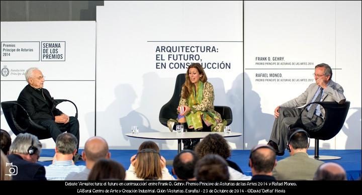 FOTOGALERÍA. Premios Príncipe de Asturias. Debate con Frank O. Gehry y Rafael Moneo