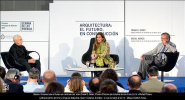 FOTOGALERÍA. Premios Príncipe de Asturias. Debate con Frank O. Gehry y Rafael Moneo