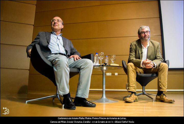 FOTOGALERÍA. Premios Príncipe de Asturias. Conferencia de A.Muñoz Molina