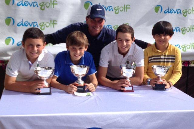 Ganadores del torneo Sub21 en el Club Deva Golf