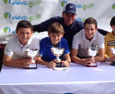 Ganadores del torneo Sub21 en el Club Deva Golf