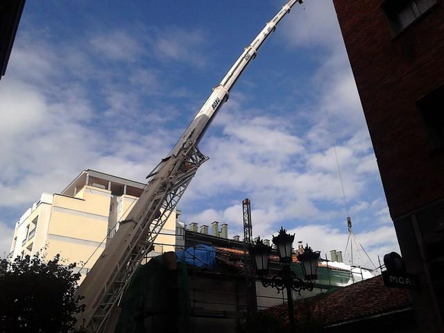 Avanzan las obras en el colegio Dolores Medio de Oviedo