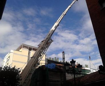 Avanzan las obras en el colegio Dolores Medio de Oviedo