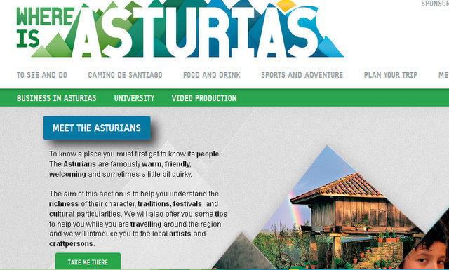 Where is Asturias recibe el premio 'Mejor Web de Asturias'