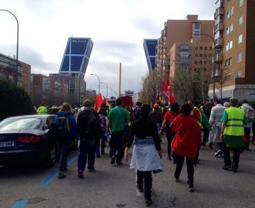 La #ColumnaNorte entra en Madrid por la puerta grande 