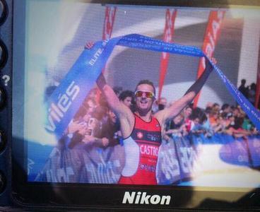 Victoria de David Castro en el Cto. España #Duatlon, en Avilés