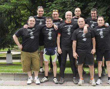 El excapitán oviedista, Gorriarán, en Vetusta, camino de Santiago