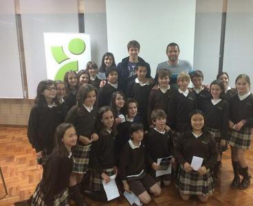 Cervero y Señé visitaron el colegio Santa Teresa de Jesús