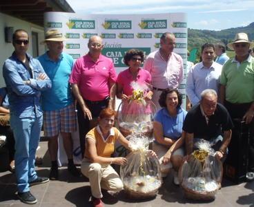 Ganadores del V torneo de Golf Caja Rural en Deva 