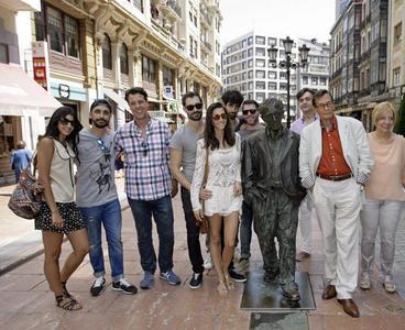 Actores y arquitectos con Woody Allen y en el Bulevar de Gascona