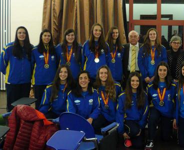 #Medalla de #Oro: selección asturiana cadete femenina de Balonmano