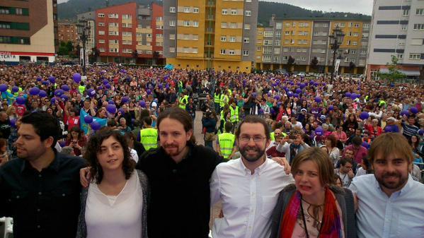 Pablo Iglesias en Oviedo: 