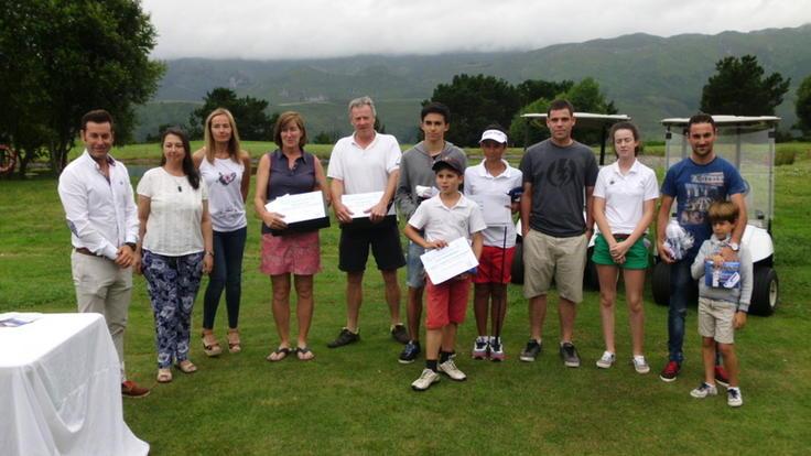 Ganadores del Torneo Talasoponiente en el Golf de Llanes