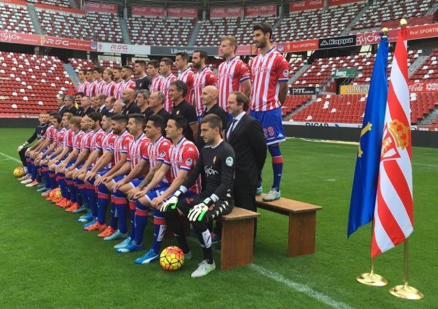 El Real Sporting, con foto oficial