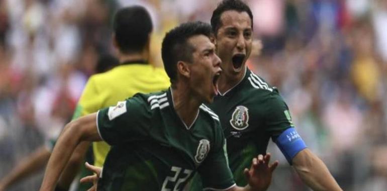 México derrotó en su debut a la campeona del mundo Alemania 1-0 