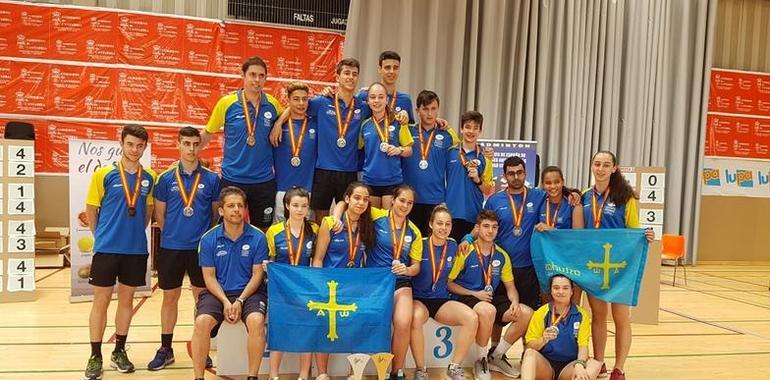 El bádminton infantil y cadete asturianos, campeones en el nacional de Selecciones