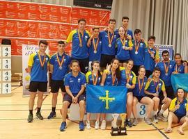 El bádminton infantil y cadete asturianos, campeones en el nacional de Selecciones