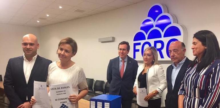 Carmen Moriyón presentó su candidatura a la Presidencia de FORO