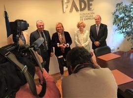 Reunión de trabajo del presidente de FADE con Mercedes Fernández